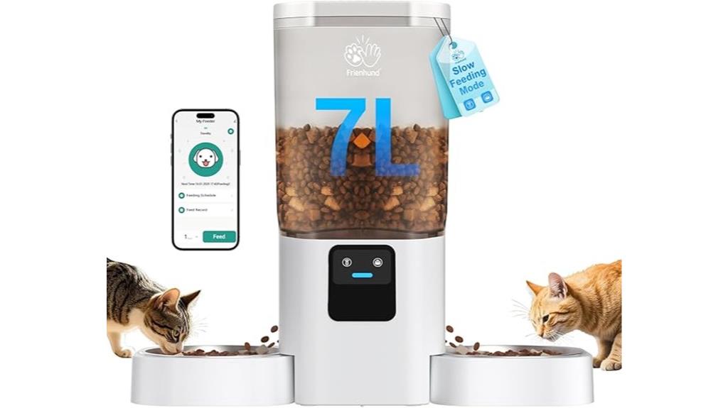 wifi enabled pet feeding