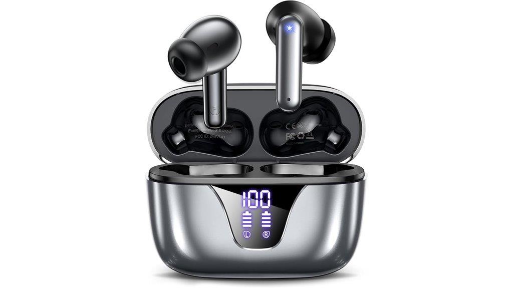 wireless bluetooth earbuds with charging