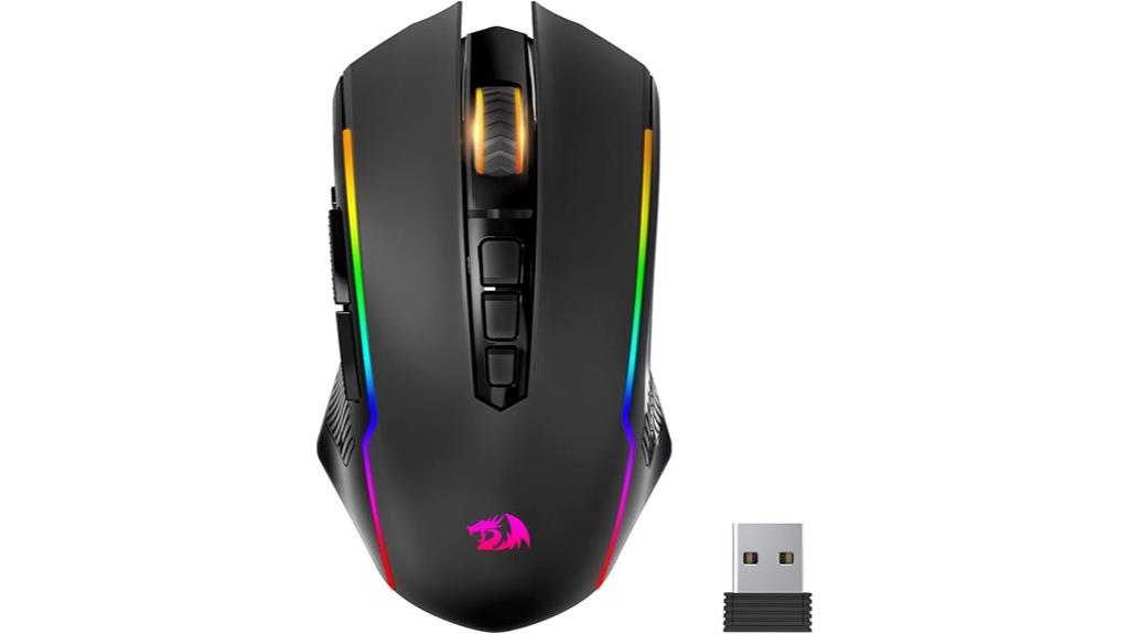 wireless gaming mouse with rgb