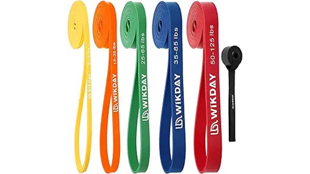 workout and stretching bands