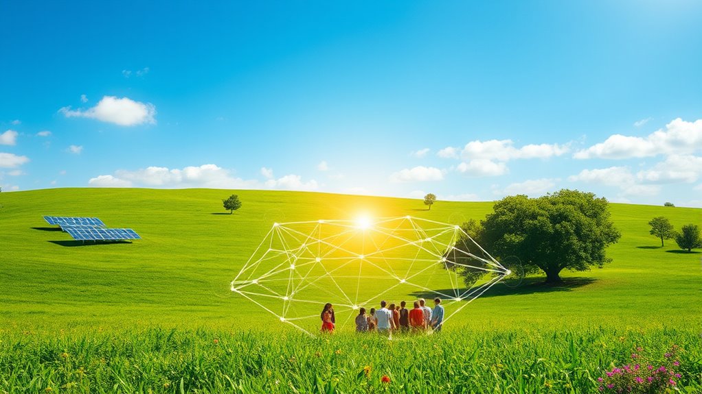 blockchain promotes sustainable energy