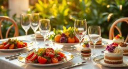 elegant plant based dining