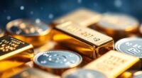 gold metals blockchain tokens
