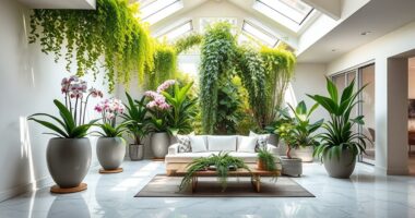 indoor garden skylight integration
