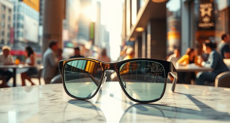 luxury augmented reality glasses