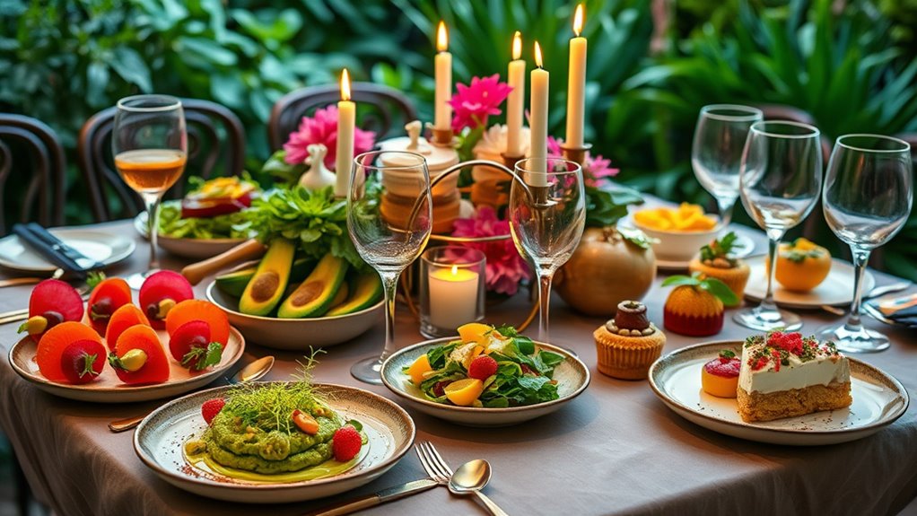 luxury gourmet vegan innovation