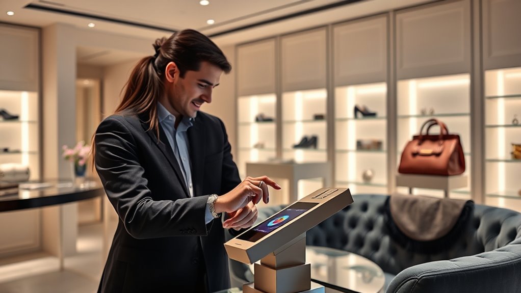 luxury shopping with blockchain