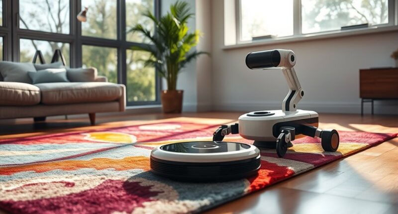 robots with arm attachments