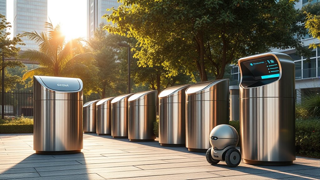 self cleaning space maximizing waste management