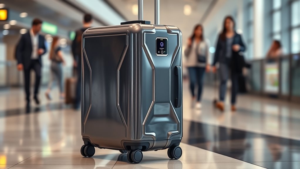 smart luggage with security