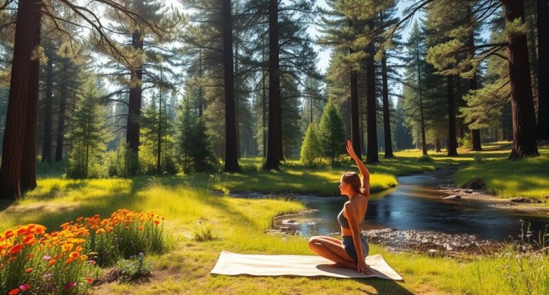 yoga meditation nature retreat