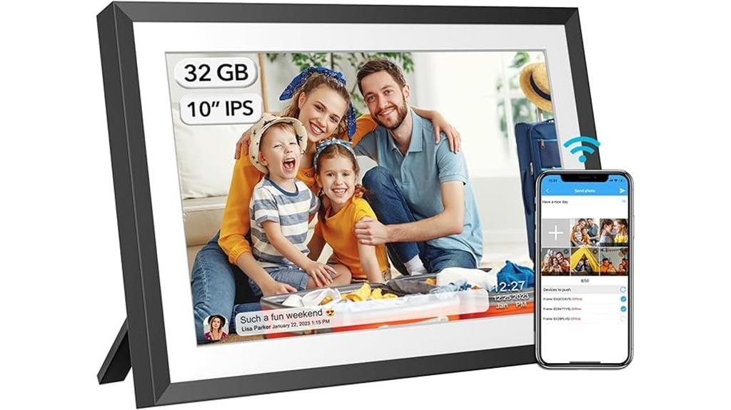 hd touch screen photo frame