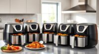 large family air fryers