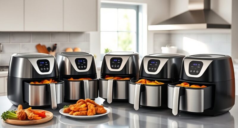 large family air fryers