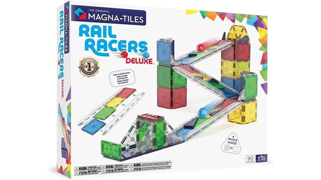 magnetic rail racing set