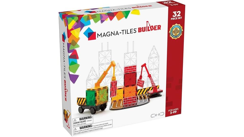 magnetic tiles construction set