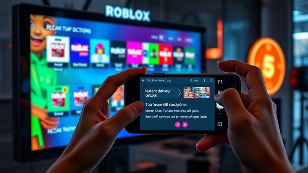 roblox gift card considerations