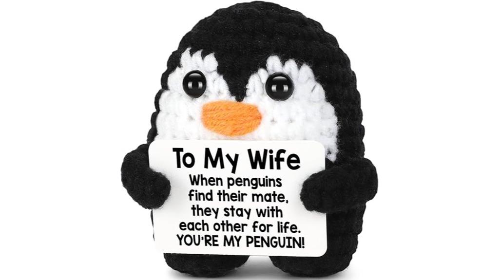 romantic penguin wife gift