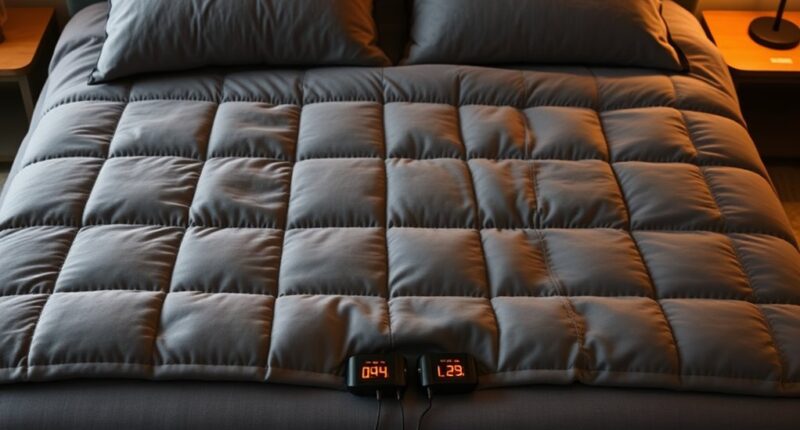 top dual control king blankets