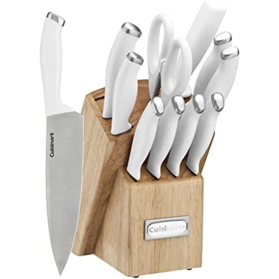 Cuisinart 12pc Stainless Steel Knife Block Set