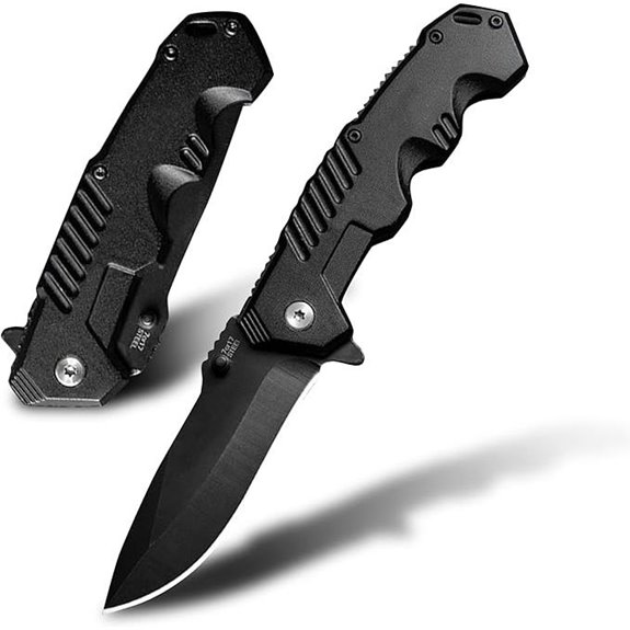 Pocket Folding Knife with Lockback & Steel Blade
