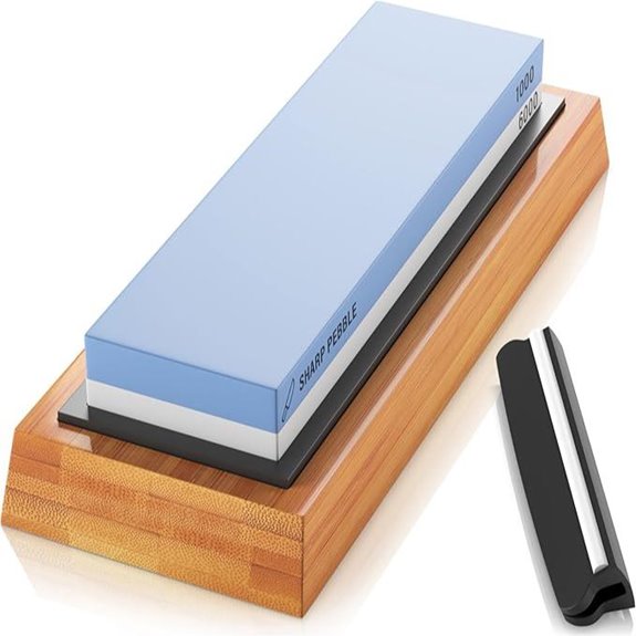 Sharp Pebble Whetstone Knife Sharpening Stone (1000/6000)
