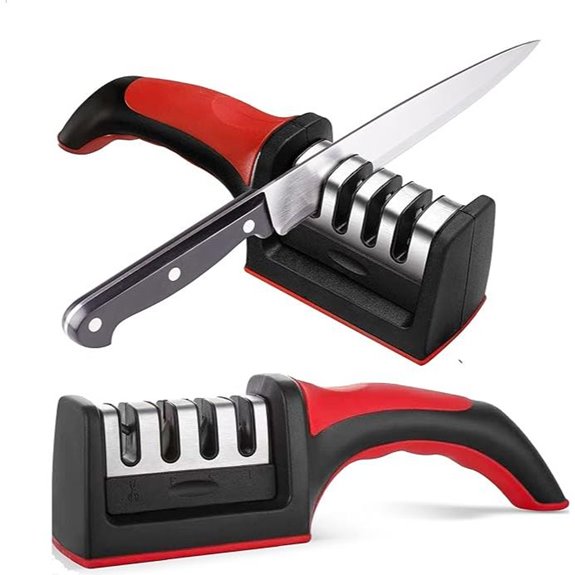 Stainless Steel 4-in-1 Kitchen Knife Sharpener