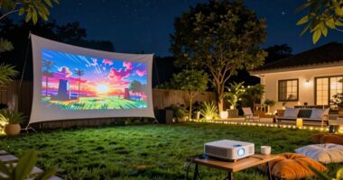 top backyard movie projectors
