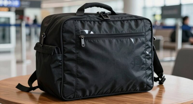 top camera backpack carry on