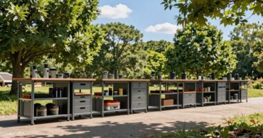 top camping table storage options