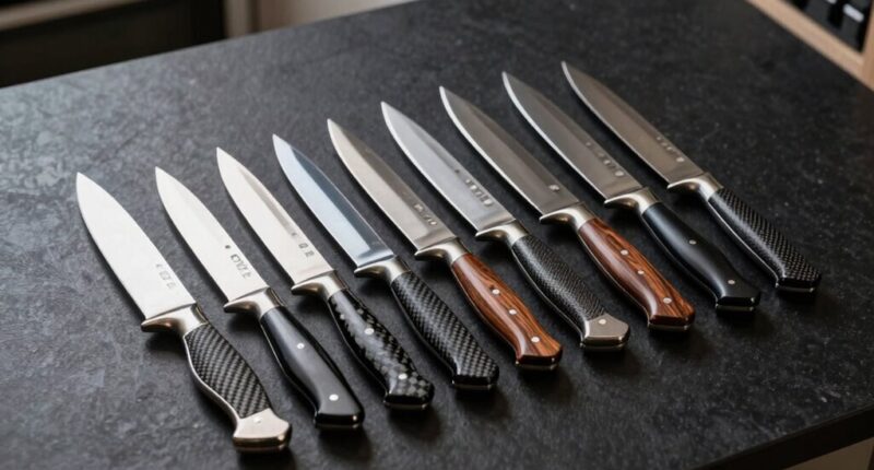 top carbon steel knife sets