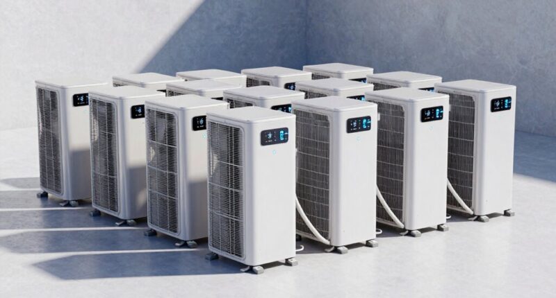 top dual hose portable acs