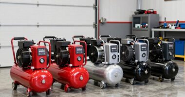 top garage gas compressors