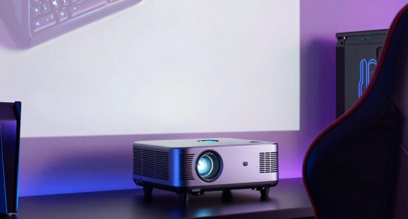top low latency gaming projectors