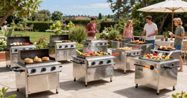 top outdoor griddle stations