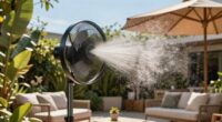 top outdoor patio misting fans