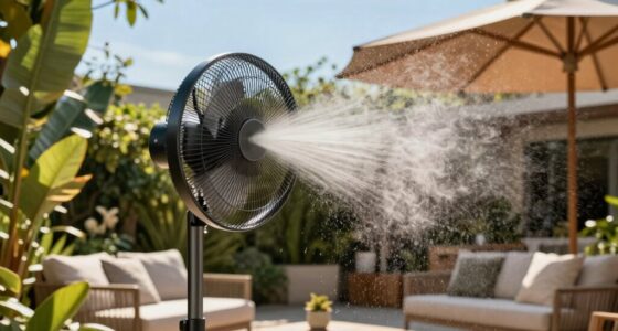top outdoor patio misting fans