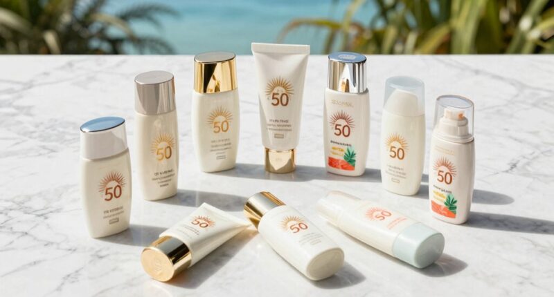 top premium spf 50 sunscreens