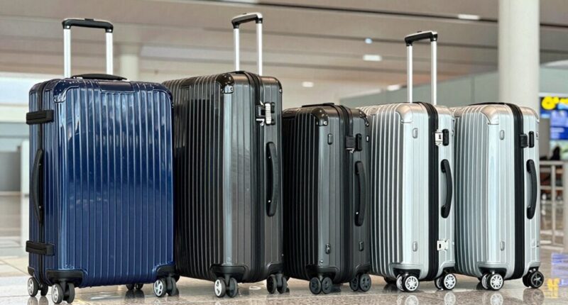 top removable wheel luggage