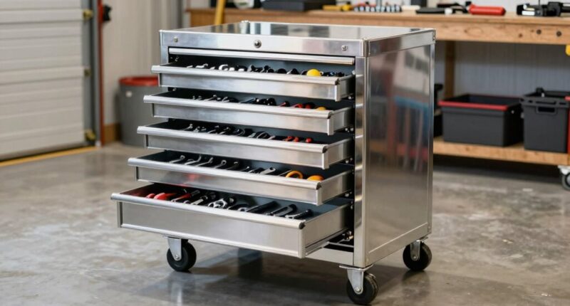 top rolling tool chest cabinets