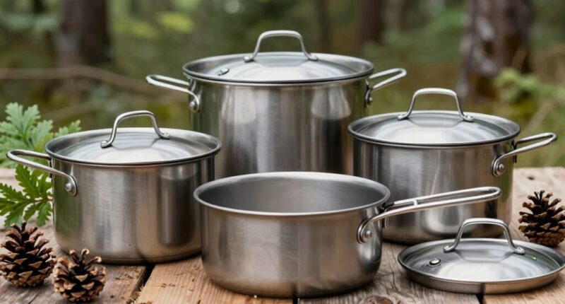 top stainless camping cookware