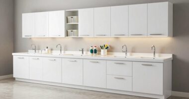 top utility sink storage cabinets