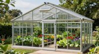 top walk in greenhouse kits