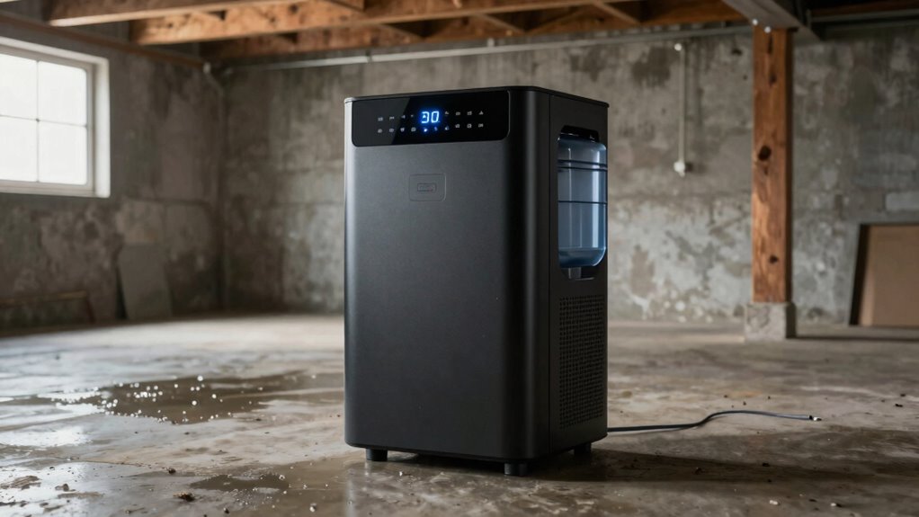 basement dehumidifier considerations