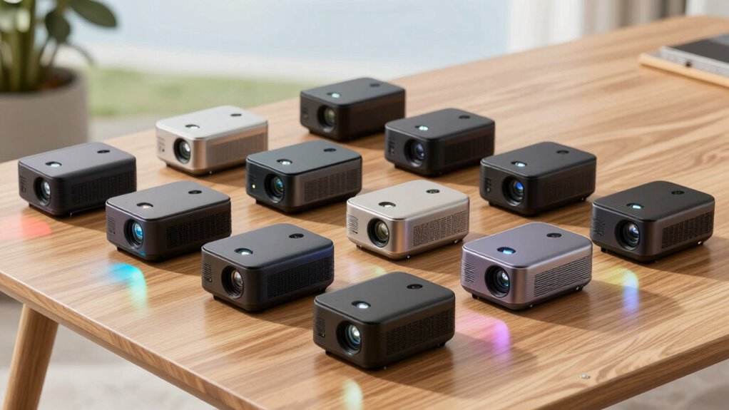 bright portable compatible projector
