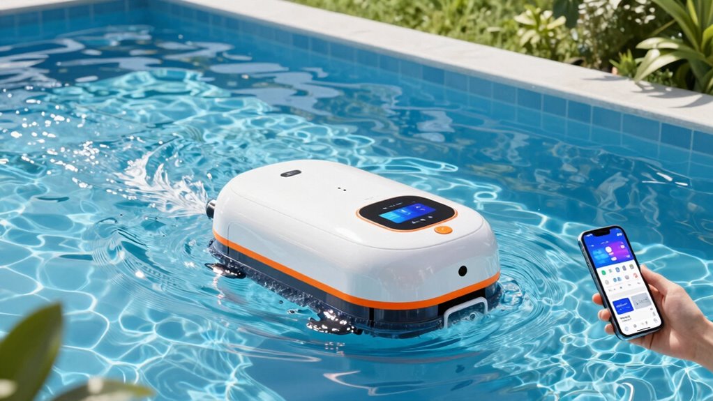 pool cleaning app features