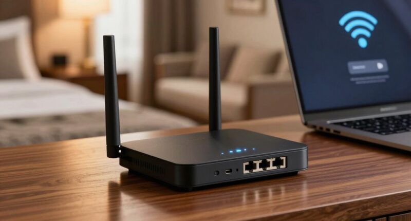 secure hotel wi fi setup