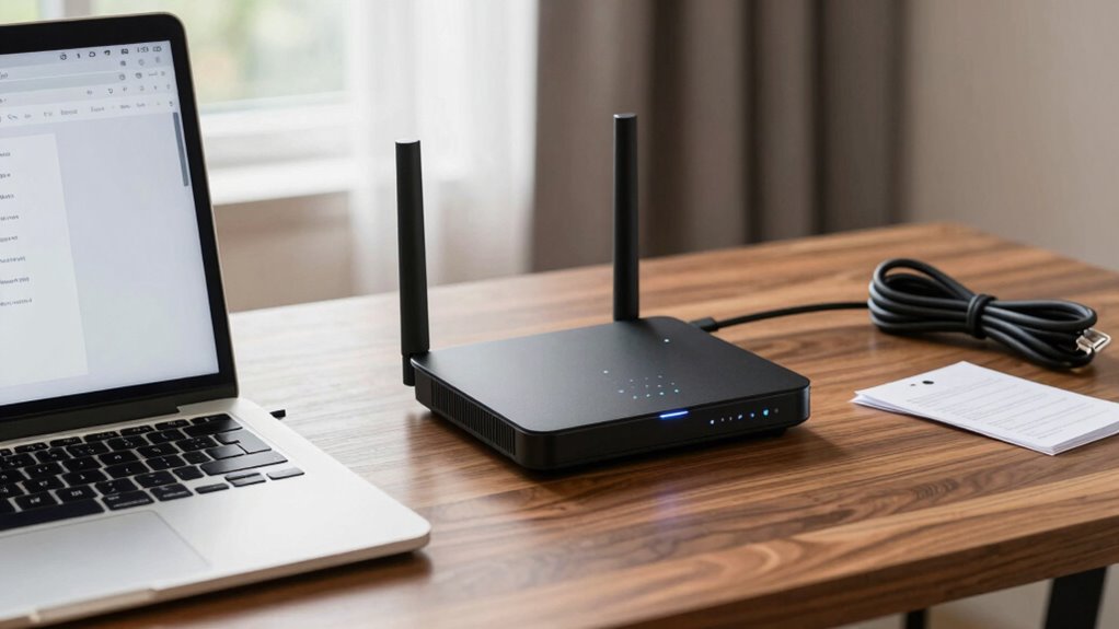 set up travel router securely