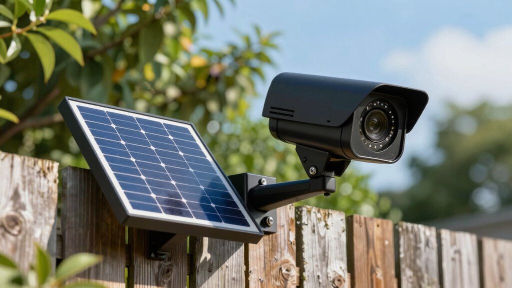 solar powered outdoor security options