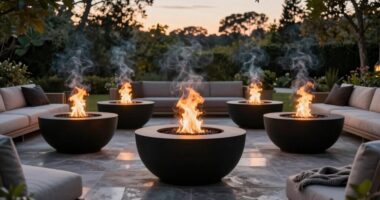top 15 luxury smoke free fire pits